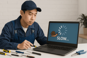 Professional laptop repair for slow laptops