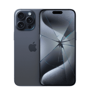 iPhone 15 Pro Max broken screen being professionally replaced with genuine Super Retina XDR display Singapore