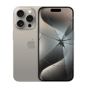 iPhone 15 Pro OLED screen replacement showing professional technician repair Singapore service