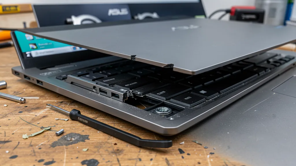 Broken Asus laptop hinge repair Singapore