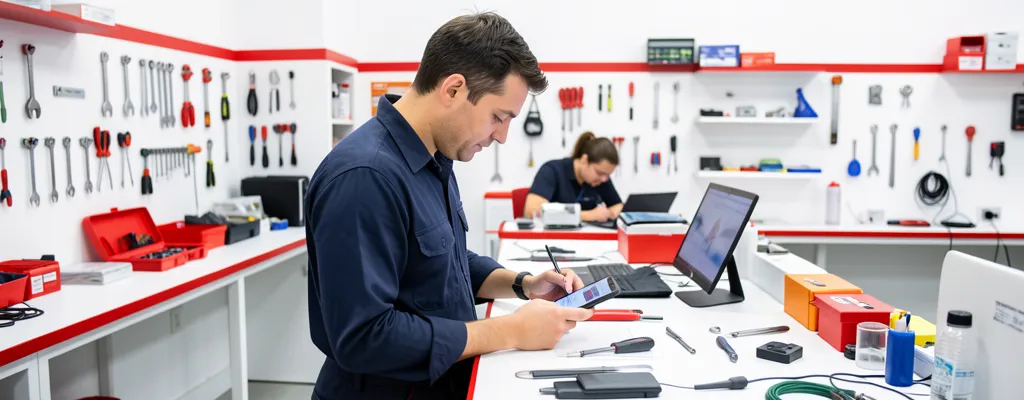 Phone repair technician