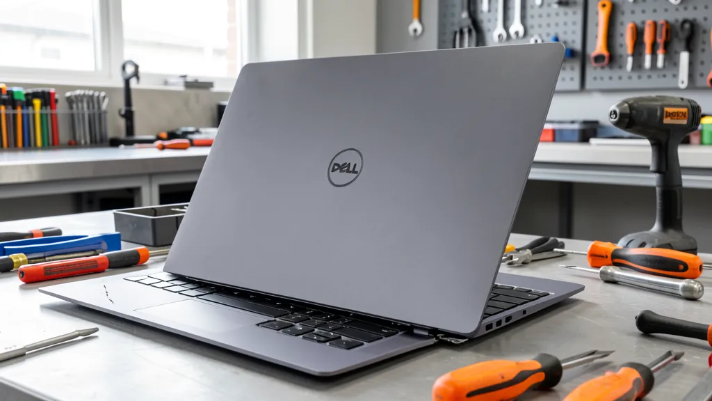 Dell XPS laptop broken hinge repair