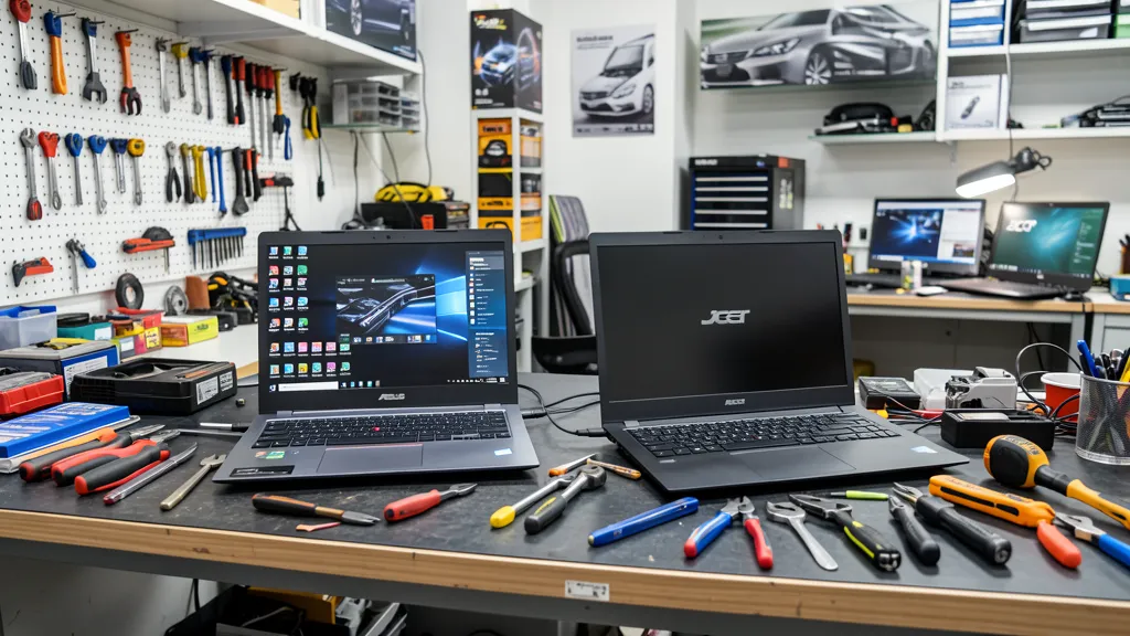 ASUS vs Acer laptop repair cost comparison