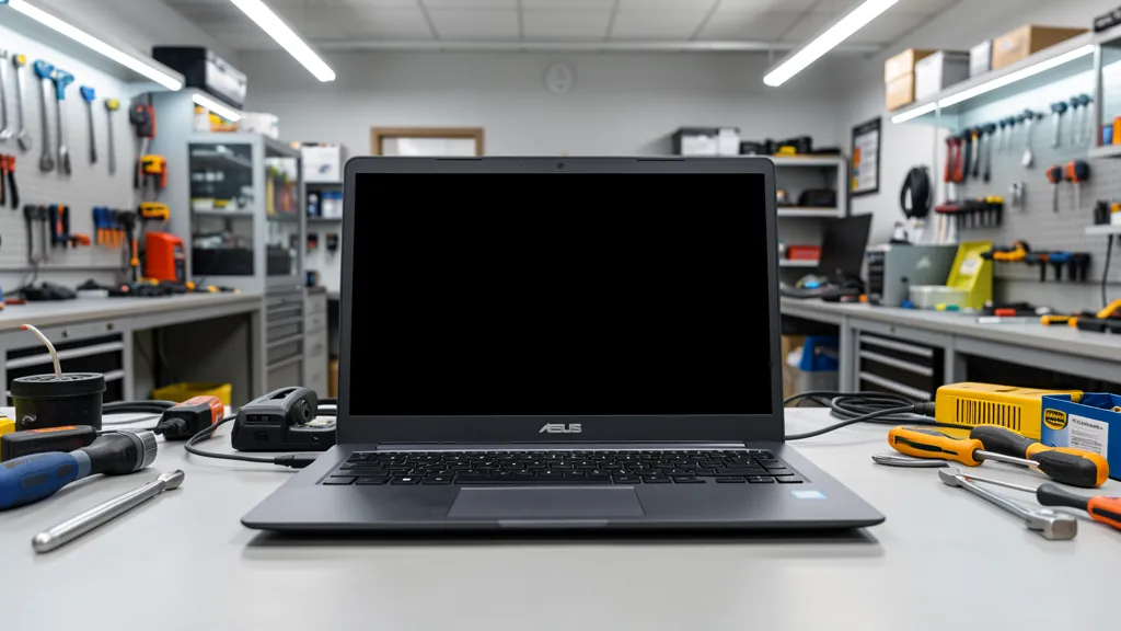 Asus laptop black screen troubleshooting