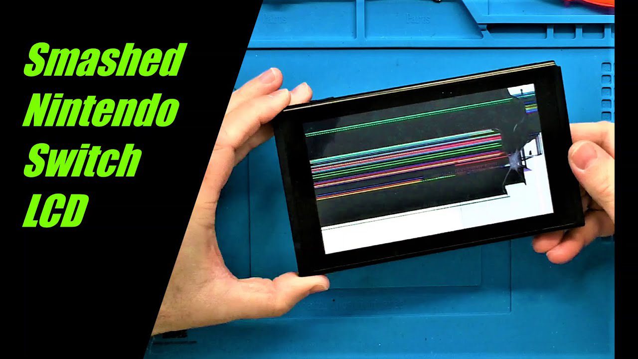 Nintendo Switch cracked screen repair replacement